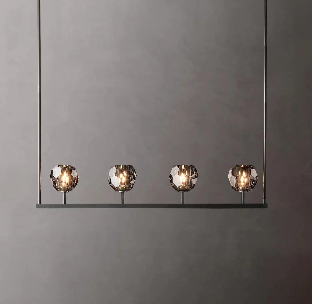 Vakkerlight Chandeliers Crystal Ball Linear Chandelier