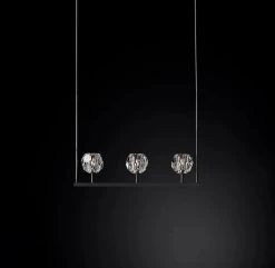 Vakkerlight Chandeliers Crystal Ball Linear Chandelier