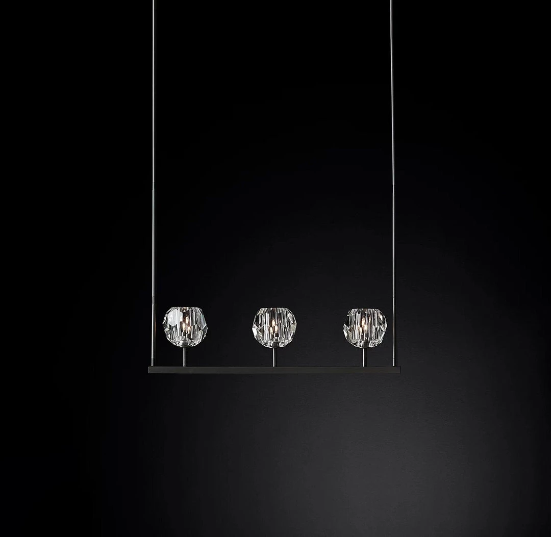 Vakkerlight Chandeliers Crystal Ball Linear Chandelier