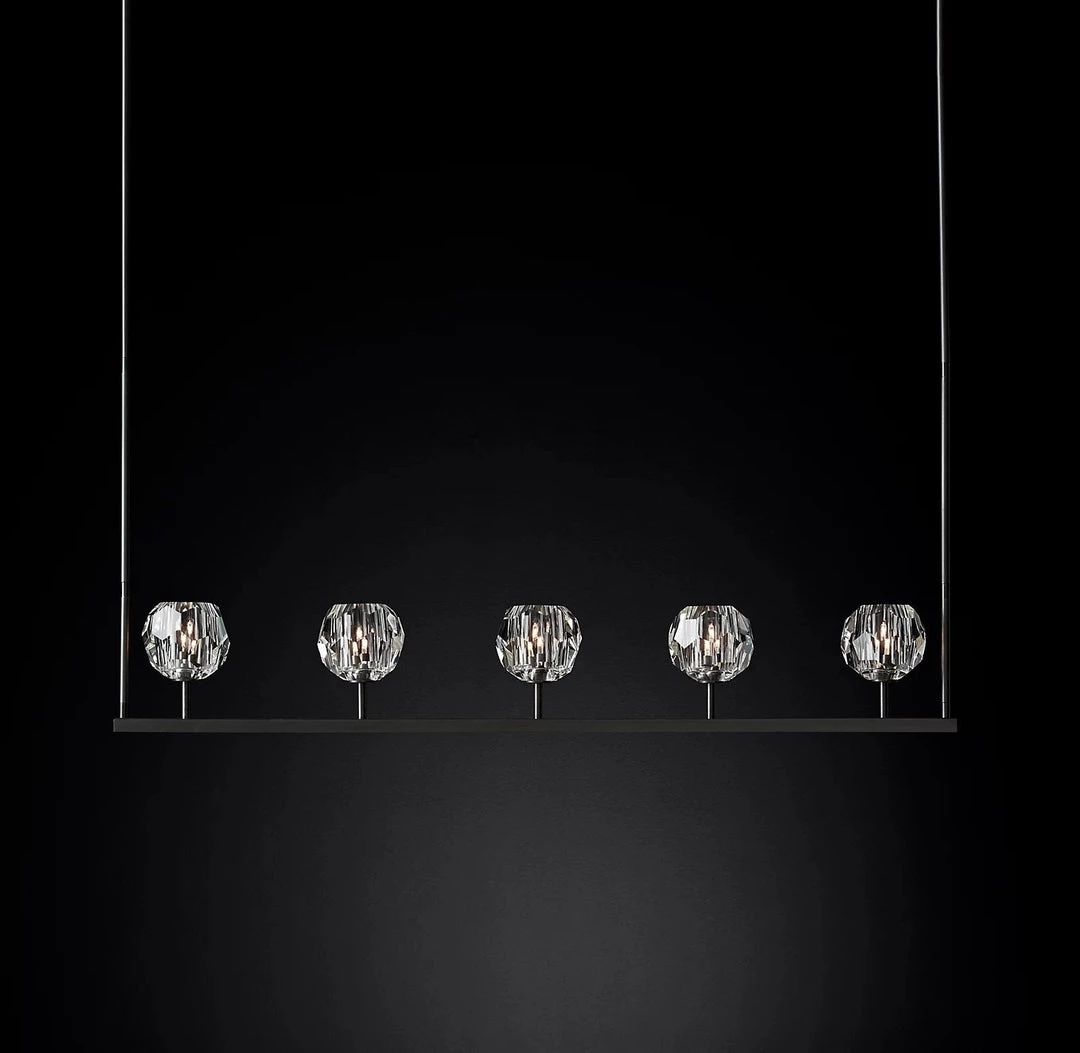 Vakkerlight Chandeliers Crystal Ball Linear Chandelier