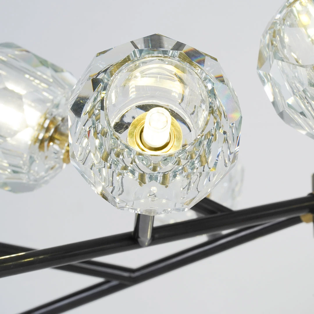 Vakkerlight Chandeliers Crystal Ball Round Cluster Chandelier