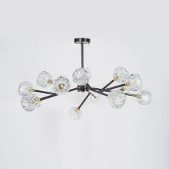 Vakkerlight Chandeliers Crystal Ball Round Cluster Chandelier