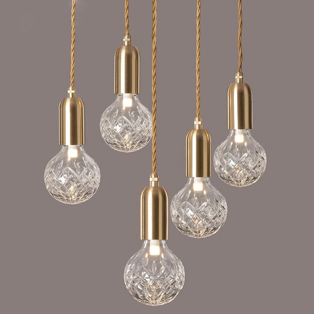 Vakkerlight Crystal Bulb LED Pendant Lamp Pendant Lights