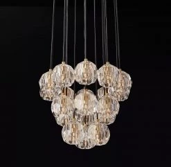 Vakkerlight Crystal Ball Cluster Chandeliers