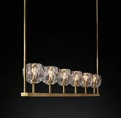 Vakkerlight Chandeliers Crystal Ball Linear Chandelier