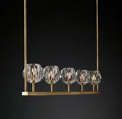 Vakkerlight Chandeliers Crystal Ball Linear Chandelier
