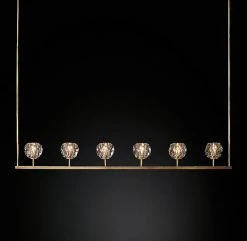 Vakkerlight Chandeliers Crystal Ball Linear Chandelier