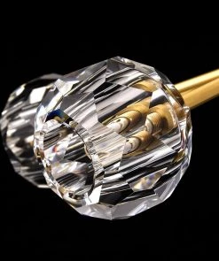 Vakkerlight Chandeliers Crystal Ball Linear Chandelier