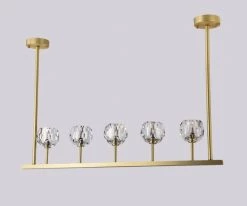 Vakkerlight Chandeliers Crystal Ball Linear Chandelier