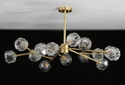 Vakkerlight Chandeliers Crystal Ball Round Cluster Chandelier
