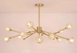Vakkerlight Chandeliers Crystal Ball Round Cluster Chandelier
