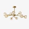 Vakkerlight Chandeliers Crystal Ball Round Cluster Chandelier