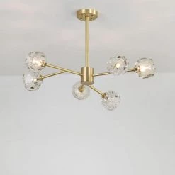 Vakkerlight Chandeliers Crystal Ball Round Cluster Chandelier