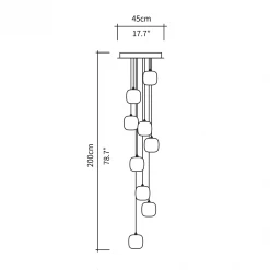 Vakkerlight Cubie Suspension Pendant Lights