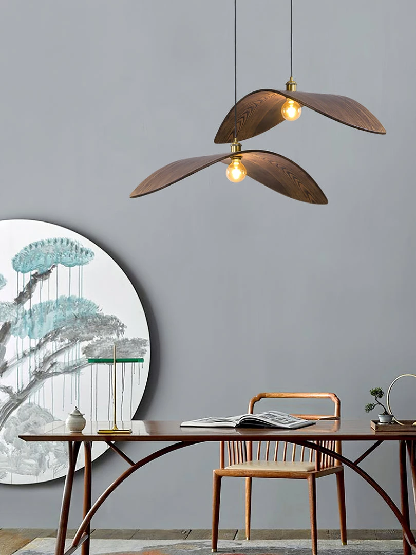 Vakkerlight Curve Wooden Pendant Lamp