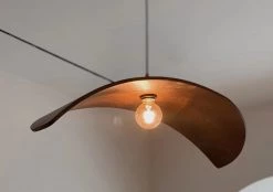 Vakkerlight Curve Wooden Pendant Lamp