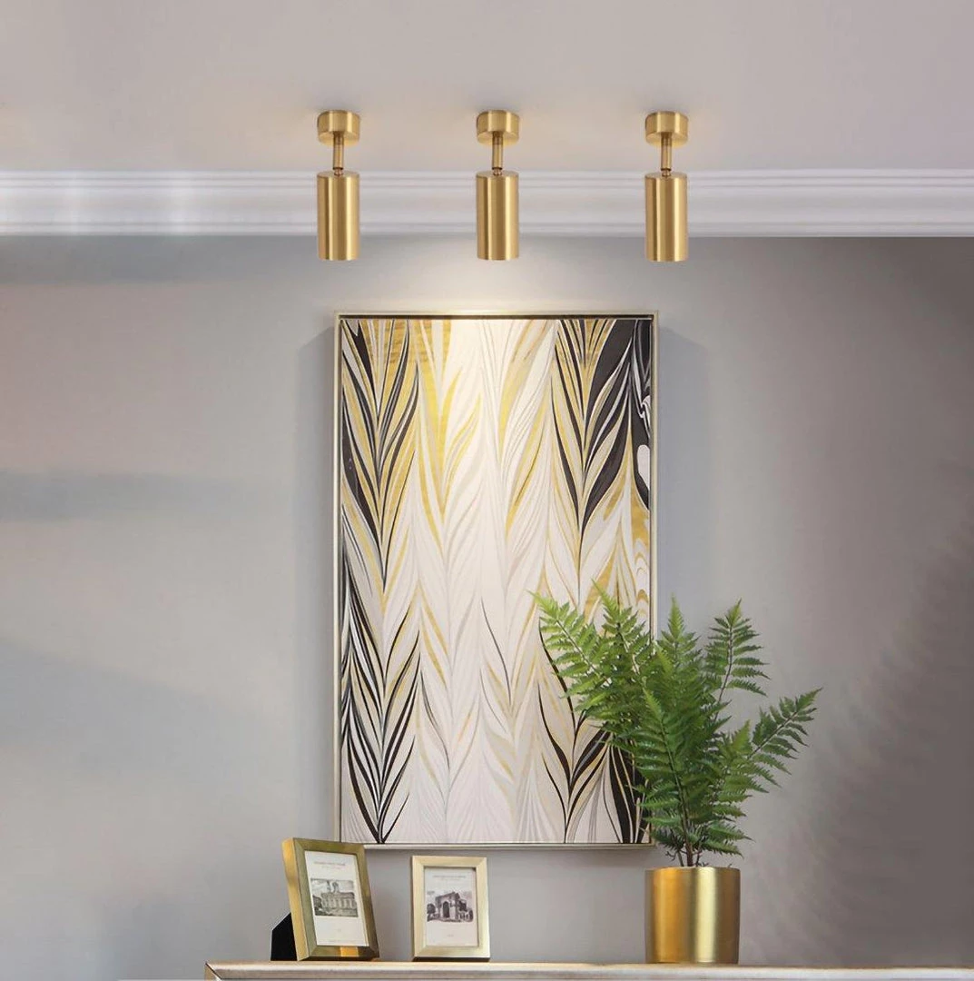 Vakkerlight Cylinder Brass Series Bedroom