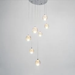 Vakkerlight Ball Crystal Pendant Light
