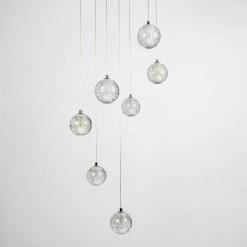 Vakkerlight Ball Crystal Pendant Light