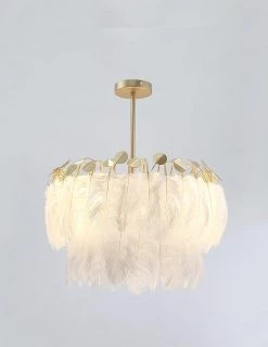 Vakkerlight Pendant Lights Feather Pendant Lamp