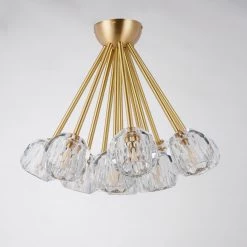 Vakkerlight Ceiling Lamp Flushmount Crystal Ball