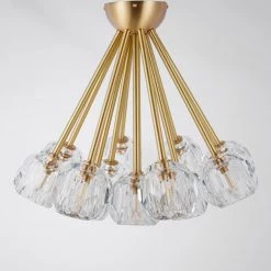 Vakkerlight Ceiling Lamp Flushmount Crystal Ball