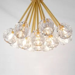 Vakkerlight Ceiling Lamp Flushmount Crystal Ball