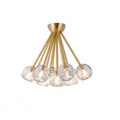 Vakkerlight Ceiling Lamp Flushmount Crystal Ball