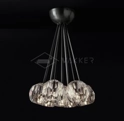 Vakkerlight Ceiling Lamp Flushmount Crystal Ball
