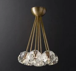Vakkerlight Ceiling Lamp Flushmount Crystal Ball