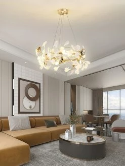 Vakkerlight Gingko Chandelier J Chandeliers