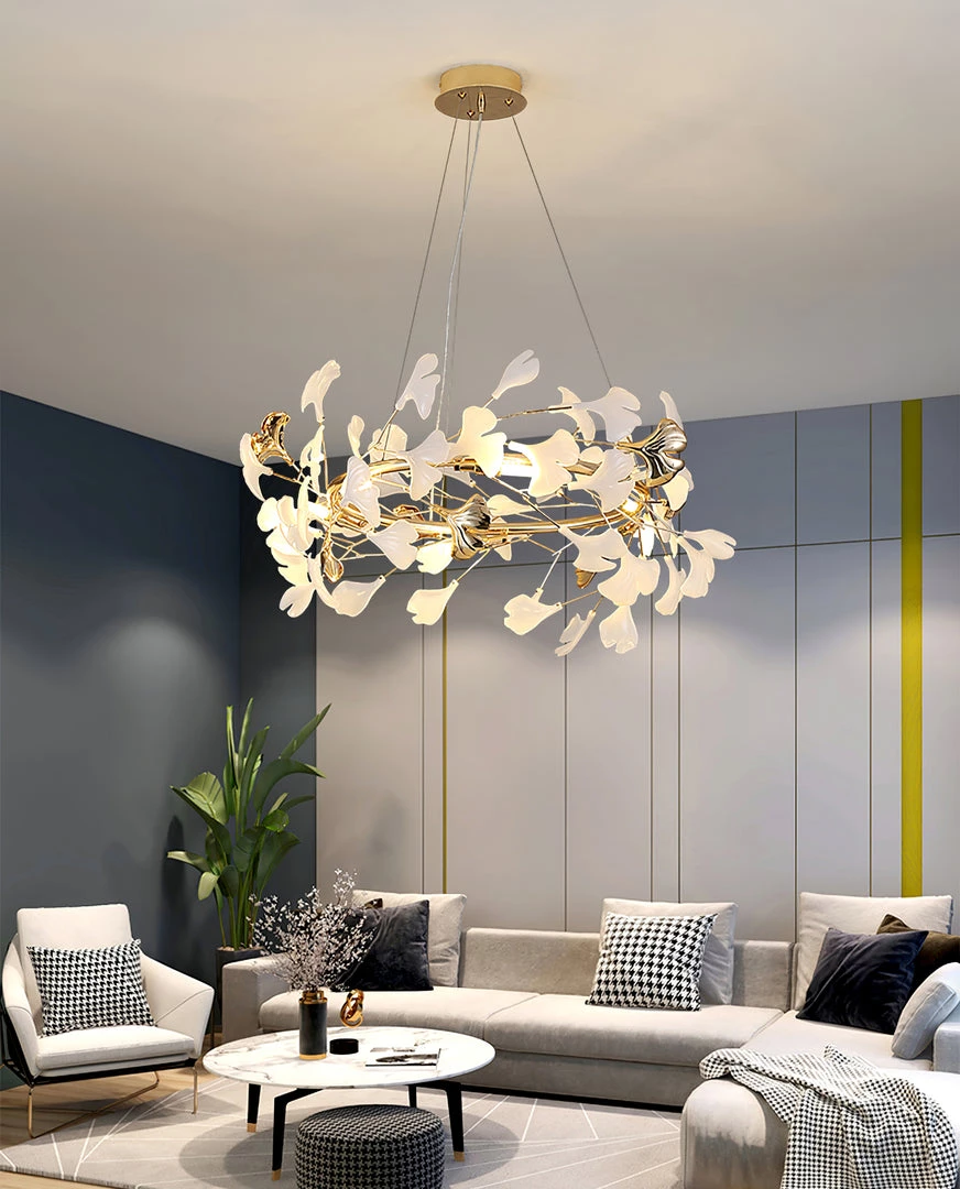 Vakkerlight Gingko Chandelier J Chandeliers