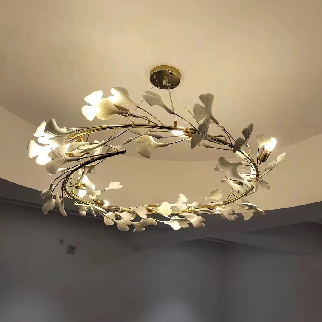 Vakkerlight Gingko Chandelier J Chandeliers
