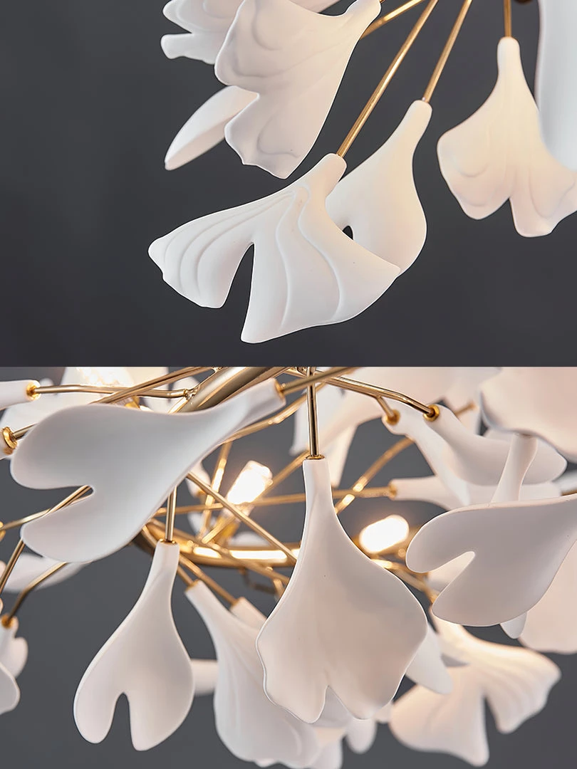 Vakkerlight Gingko Chandelier J Chandeliers