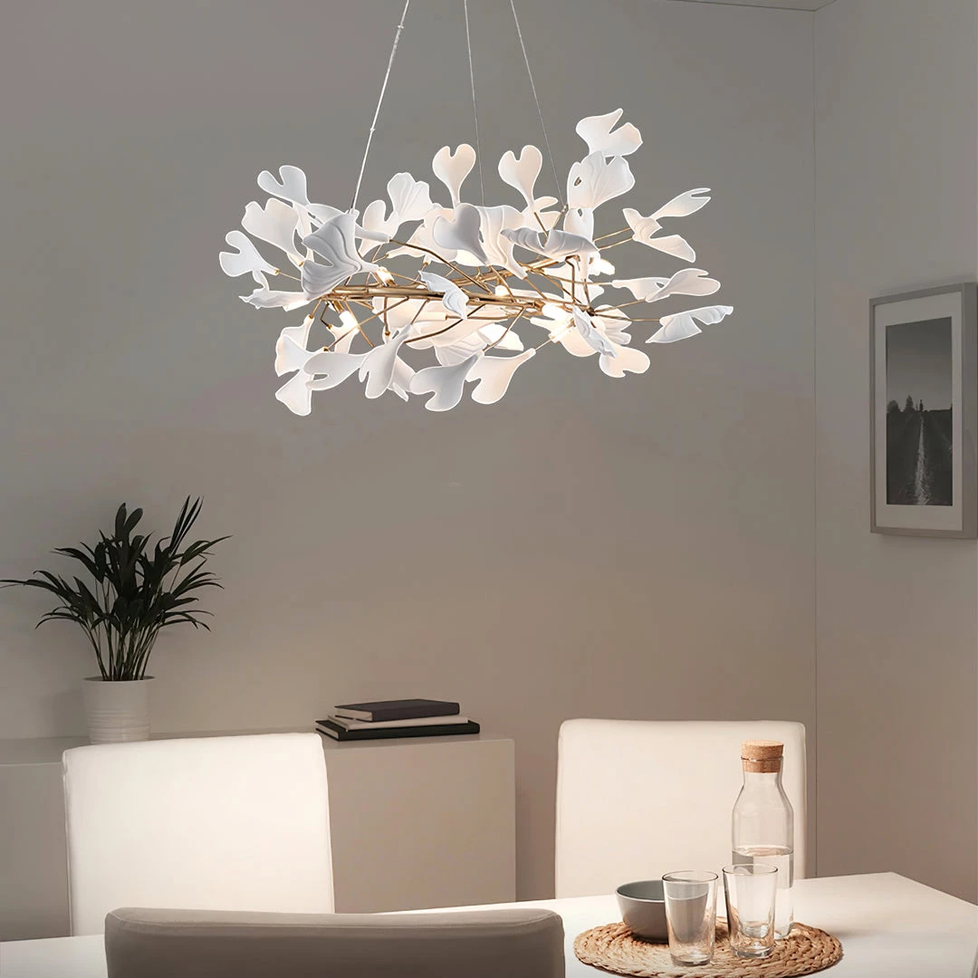 Vakkerlight Gingko Chandelier J Chandeliers