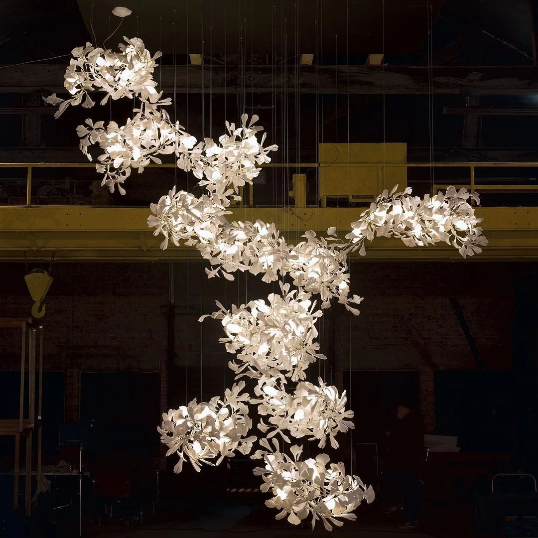 Vakkerlight Chandeliers Gingko Cluster Chandelier F