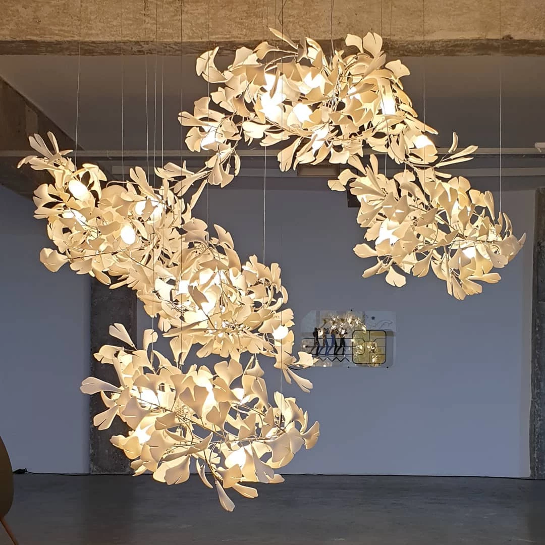 Vakkerlight Chandeliers Gingko Cluster Chandelier F