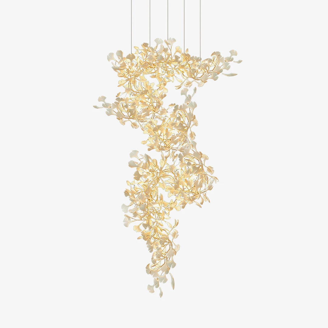Vakkerlight Chandeliers Gingko Cluster Chandelier F