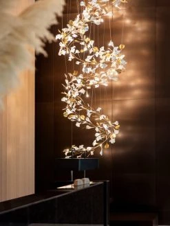 Vakkerlight Chandeliers Gingko Cluster Chandelier F