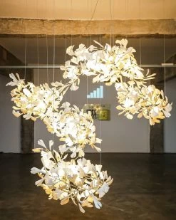 Vakkerlight Chandeliers Gingko Cluster Chandelier F