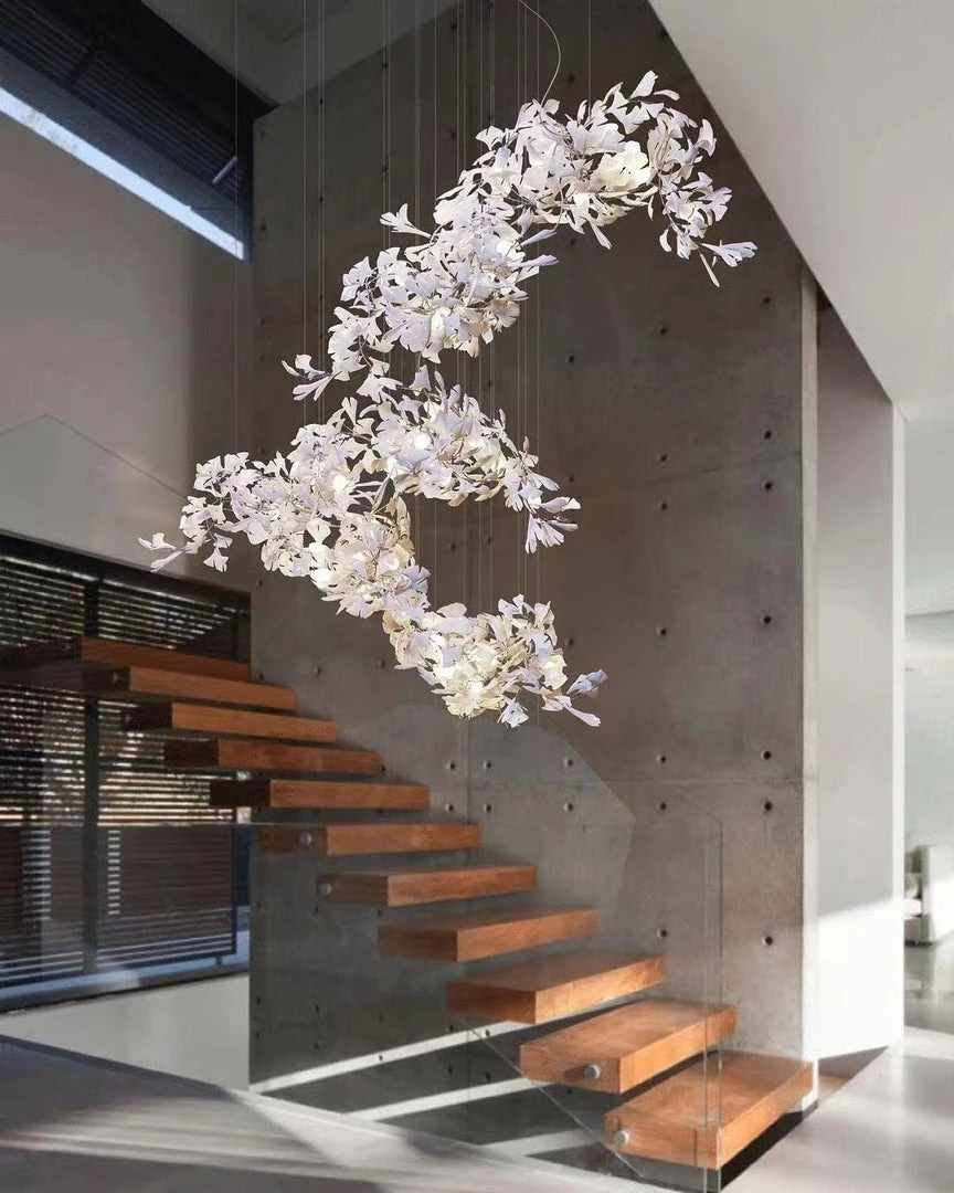 Vakkerlight Chandeliers Gingko Cluster Chandelier F