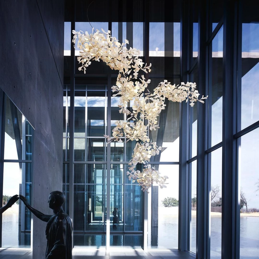 Vakkerlight Chandeliers Gingko Cluster Chandelier F