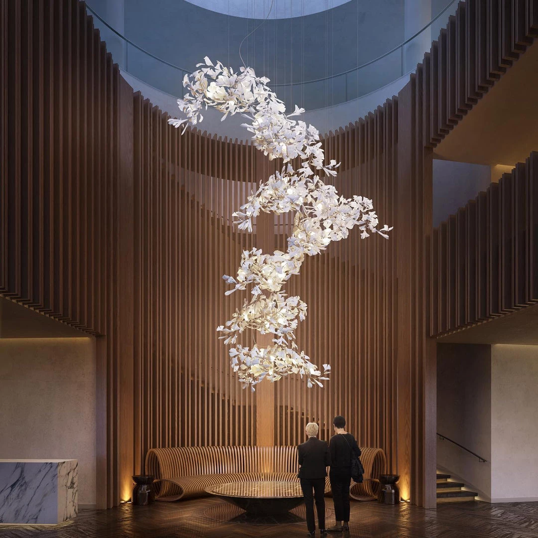 Vakkerlight Chandeliers Gingko Cluster Chandelier F