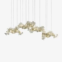 Vakkerlight Gingko Combination Chandelier C Chandeliers