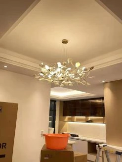 Vakkerlight Chandeliers Gingko Porcelain Chandelier B
