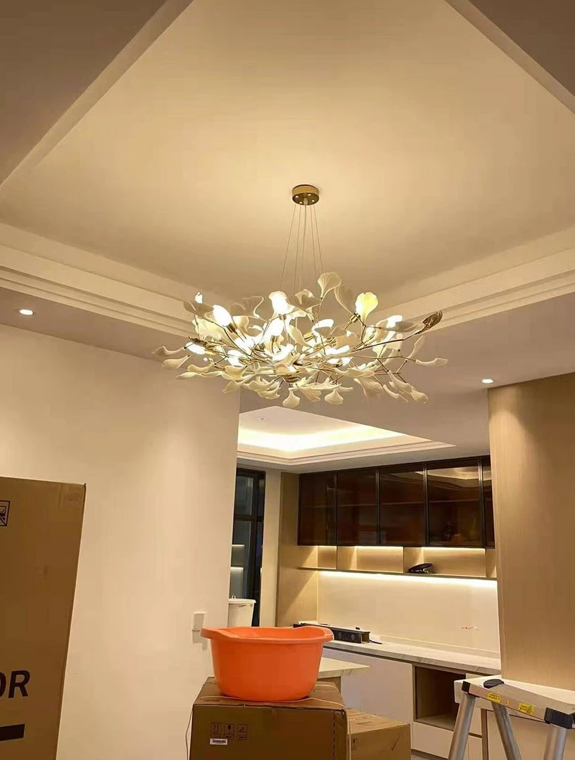 Vakkerlight Chandeliers Gingko Porcelain Chandelier B