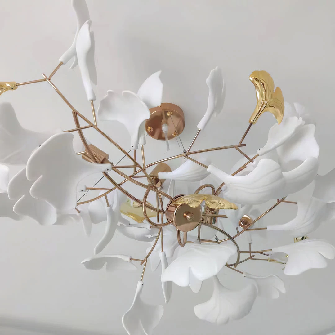 Vakkerlight Chandeliers Gingko Porcelain Chandelier B
