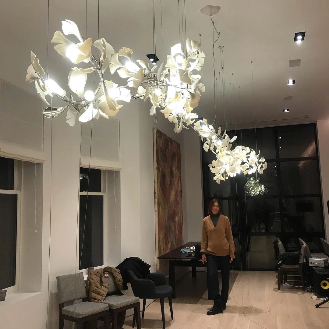 Vakkerlight Ginkgo Leaf Chandelier E Chandeliers