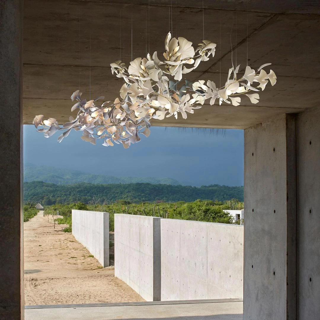 Vakkerlight Ginkgo Leaf Chandelier E Chandeliers