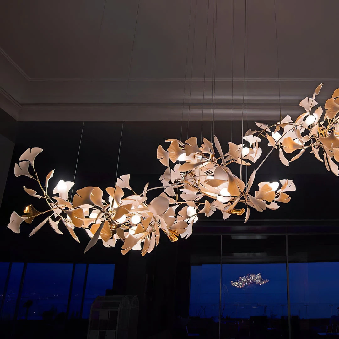 Vakkerlight Ginkgo Leaf Chandelier E Chandeliers